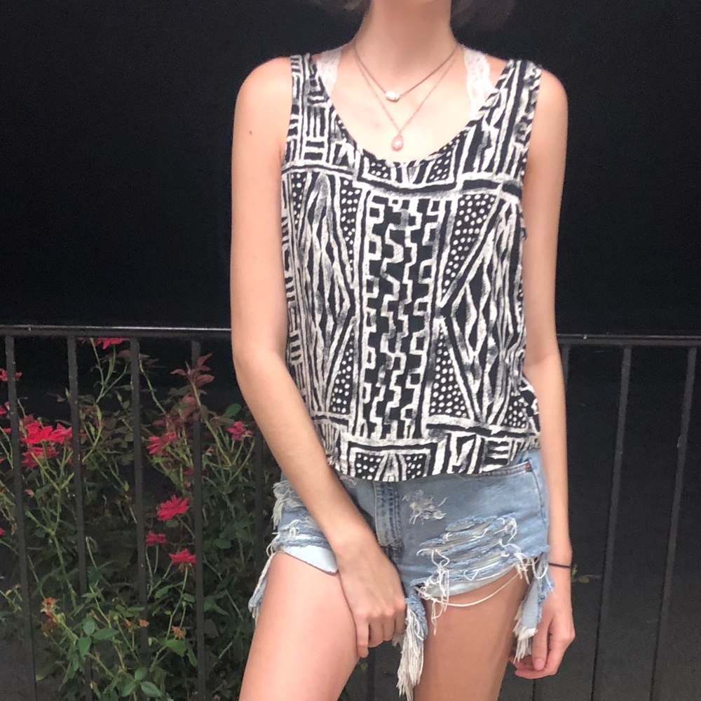 Tribal/Geometric Tank Top